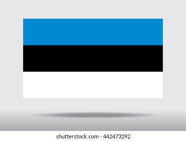 Estonia National flag Vector