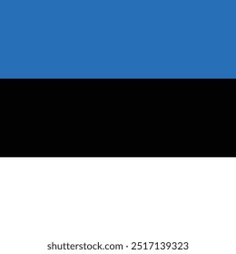Estonia national flag vector illustration