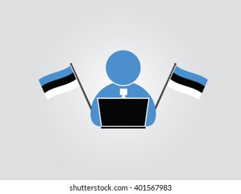 Estonia Office Worker