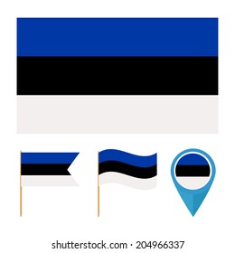 Estonia. pattern for decoration, decoration and design. flag from the same series