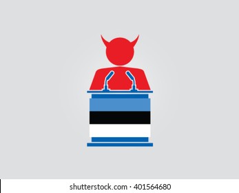 Estonia Podium Speech Criminals