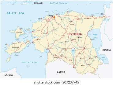 Estonia Road Map