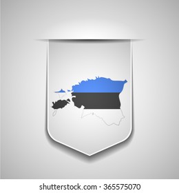 Estonia shield sign
