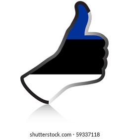 estonian hand giving ok
