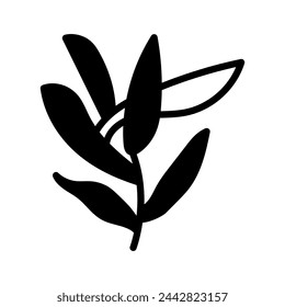 Estragon icon in vector. Logotype
