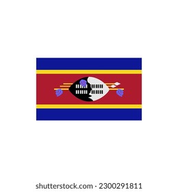 Indicadores Eswatini conjunto de iconos, símbolo del símbolo del símbolo del vector del día de la independencia de Eswatini