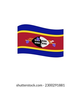 Eswatini flags icon set, Eswatini independence day icon set vector sign symbol