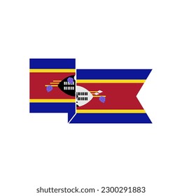 Indicadores Eswatini conjunto de iconos, símbolo del símbolo del símbolo del vector del día de la independencia de Eswatini