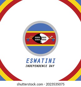 eswatini independence day, whiteb color background