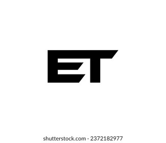 ET Letter Logo Design Element
