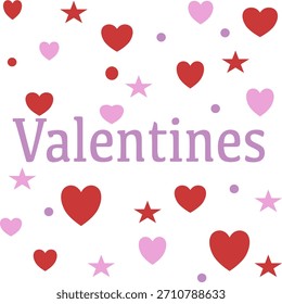et red shape heart icon, vector set heart shape, lovers on Valentines day Valentine's Day background with a red falling hearts. Love concept.
