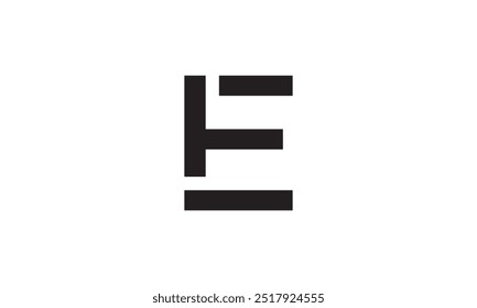 et te initial logo design vector, ET, TE Logo Monogram Design