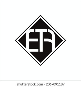 ETA initial square suitable for logo bussines and consulting
