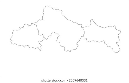 Etah District map outline, Etah District, Uttar Pradesh State, Republic of India, Government of  Uttar Pradesh, Indian territory, Eastern India, politics, village, tourism