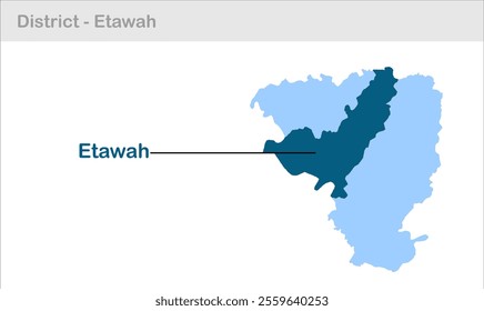 Etawah sub-district map, Etawah District, Uttar Pradesh State, Republic of India, Government of  Uttar Pradesh, Indian territory, Eastern India, politics, village, tourism