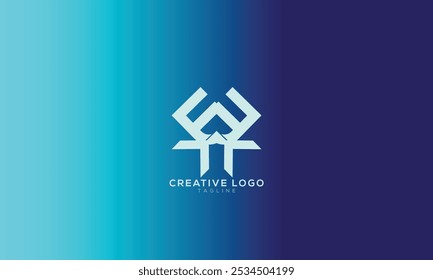 ETE Abstract initial monogram letter alphabet logo design
