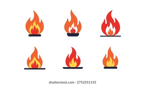 Eternal Flame Line art vector clean dynamic abstract