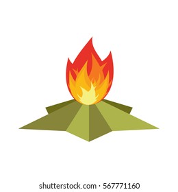 Eternal flame. memorial 9 may. Symbol of victory in Great Patriotic War in Russia