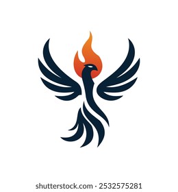 Eternal Flame Phoenix Rising Emblem
