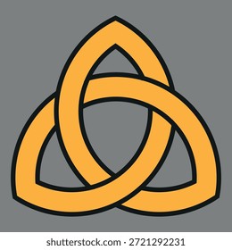 Nudo Entrelazado Eterno Un Diseño Trilateral Único