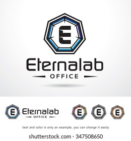 Eternal Letter E Logo Template Design Vector 