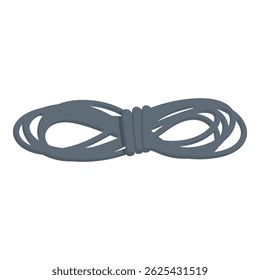 Eternal and limitless, cartoon infinity symbol icon in flat design vector illustration with abstract and timeless concept for logo, graphic, and business branding identity