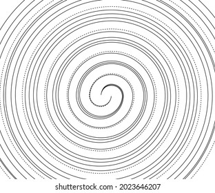 Eternal lines, vector, spherical lines like a spacetime, odyssey background