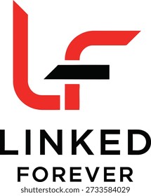 Eternal Linked Forever abstrakte Typografie T-Shirt Design Vektorgrafik für ewige Beziehung Engagement Einheit und starke Bindung auf transparentem Hintergrund.
