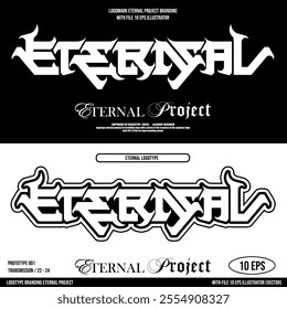 Eternal logo icon aesthetic for branding