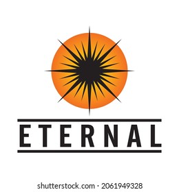 eternal logo vector illustration based popular movie