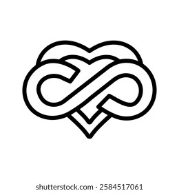 Eternal Love line icon, vector, pixel perfect, illustrator file