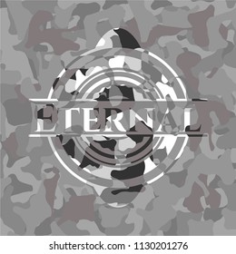 Eternal on grey camo pattern