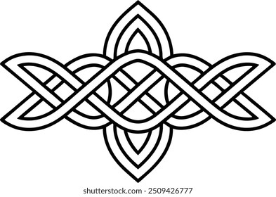 Eternal Patterns Silhouette Vector for Elegant Design 