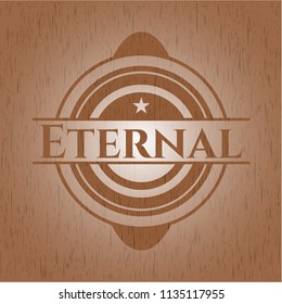 Eternal realistic wooden emblem