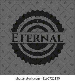 Eternal retro style black emblem