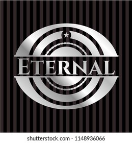 Eternal silver shiny emblem