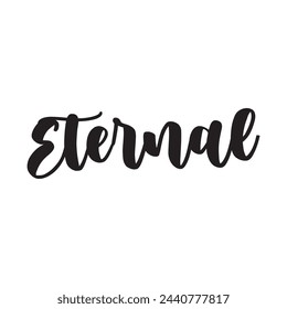 eternal text on white background.
