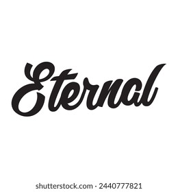 eternal text on white background.