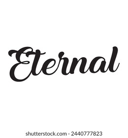 eternal text on white background.