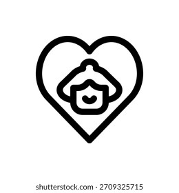 Eternal vector design for love concept, suitable for eternal bonds, romance, and unity themes