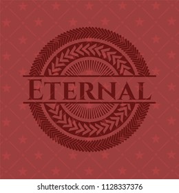 Eternal vintage red emblem