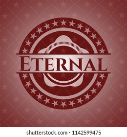 Eternal vintage red emblem