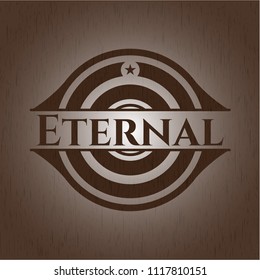 Eternal wooden signboard