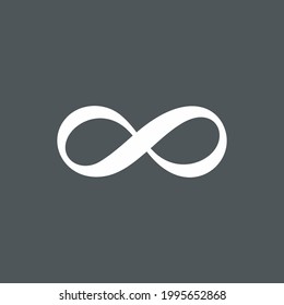 Eternity infinity symbol quality vector illustration cut