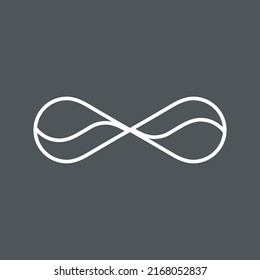 Eternity infinity symbol quality vector illustration cut