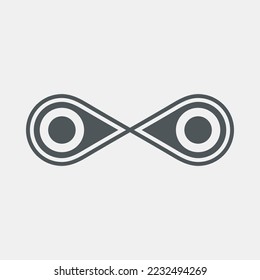 Eternity-Symbol-Qualität Vektorgrafik-Schnitt