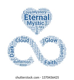 Eternity Word Cloud Tag Cloud About Stock Vector (Royalty Free ...