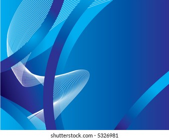 An ethereal abstract background in blue and white