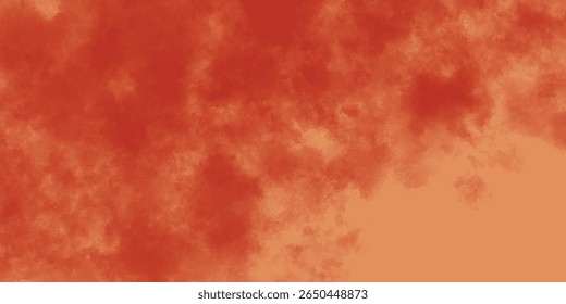 Ethereal Abstract Mist of Burnt Red Shades on a Peach-Colored Base

