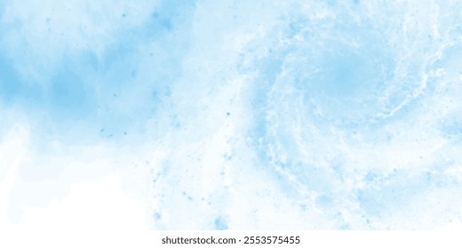 Ethereal blue abstract background evoking a peaceful sky with gentle waves and pastel gradients
